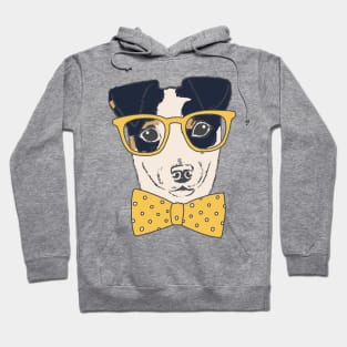 Jack Russell Terrier Hipster Hoodie